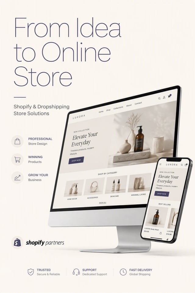 Create a cinematic 2:3 vertical advertising visual. Minimalist promotional image, pure cream backgro