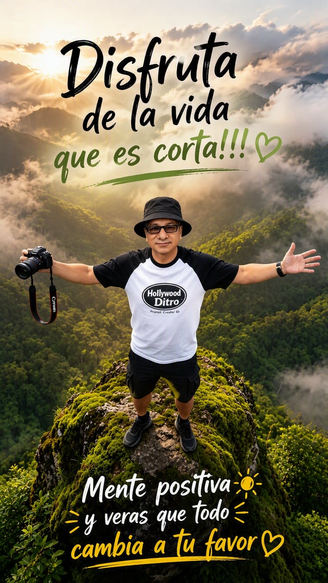 Disfruta de la vida que es corta!!! Mente positiva y veras que todo cambia a tu favor