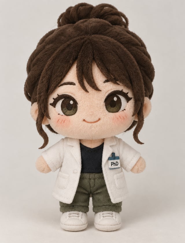 A soft, high-quality plush toy of [olive frm love hypothesis