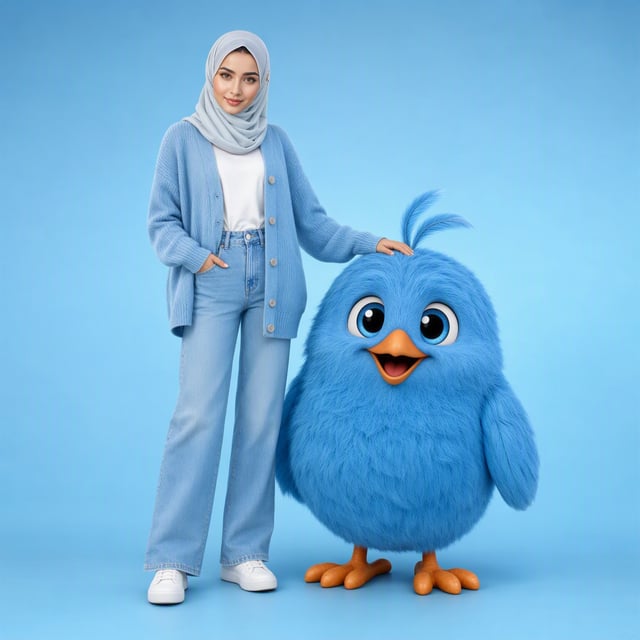 Use the attached reference photo as the character's sole source of identification, maintaining preci