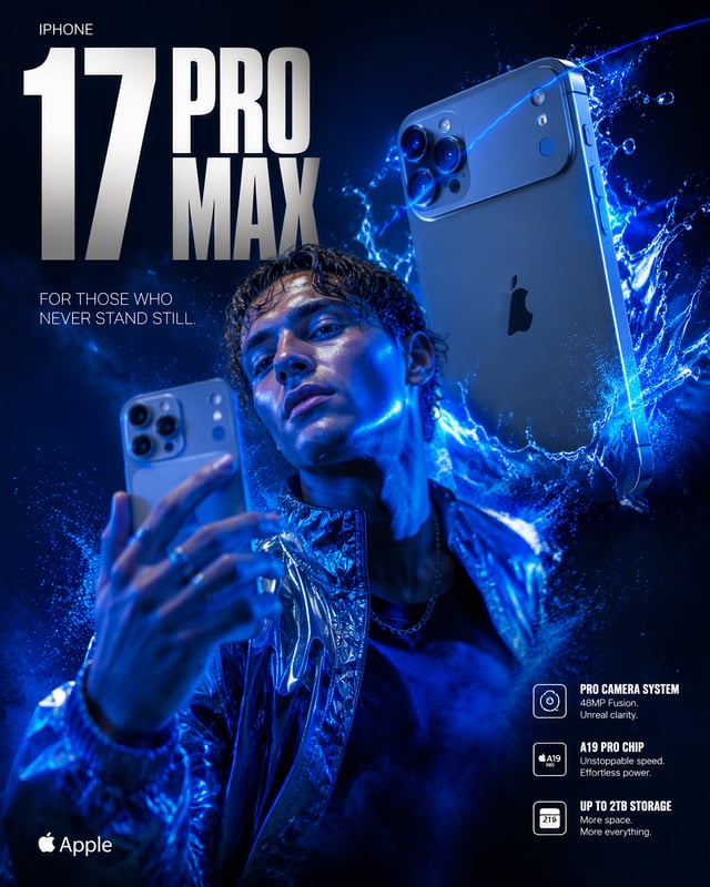A world-class luxury advertising campaign poster, 4:5 ratio, for [BRAND]. A single model — confident