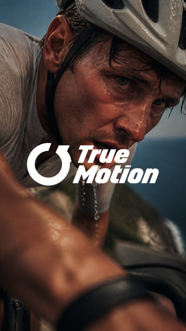 Create a finished premium sports campaign poster, 9:16, full bleed. Intimate film-like sports photog