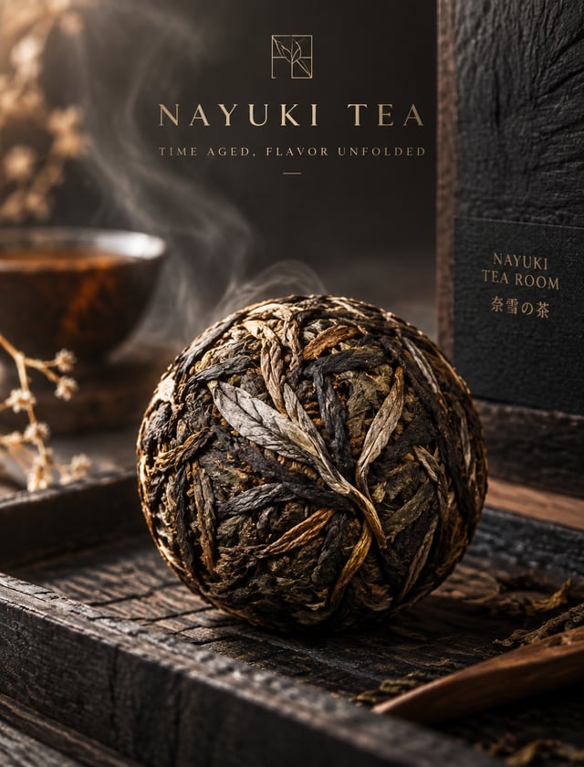 /imagine prompt: A high-end 4:5 contemporary artisanal tea campaign poster for Nayuki Tea Room.[Subj