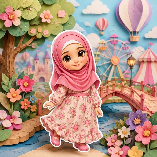تصویری جذاب با سبک هنری کاغذبرداری لایه‌ای از شخصیت موجود در عکس مرجعِ آپلودشده، با چهره، ویژگی‌های 