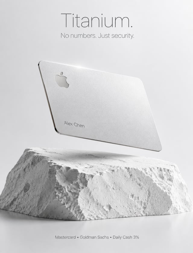 极致纯钛极简主义 — APPLE CARD 纯钛物理卡 # ----------------------------------------------------------------------