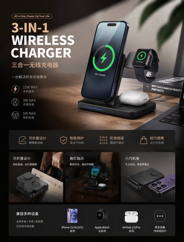 [中文] 请以专业设计师的视角重新设计这个商品广告。 采用当前的潮流趋势，针对目标受众的精致设计。 [English] Please redesign this product advertiseme
