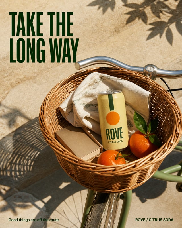 Create a finished vertical 4:5 advertising photograph with integrated editorial typography for a fic