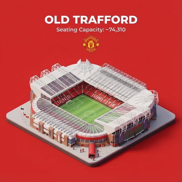 Present a clear, 45° top-down isometric miniature 3D cartoon scene of [STADIUM], with soft refined t