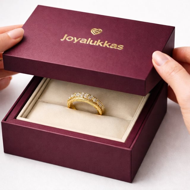 [product], luxury packaging reveal scene, premium unboxing moment, pristine hands partially visible 