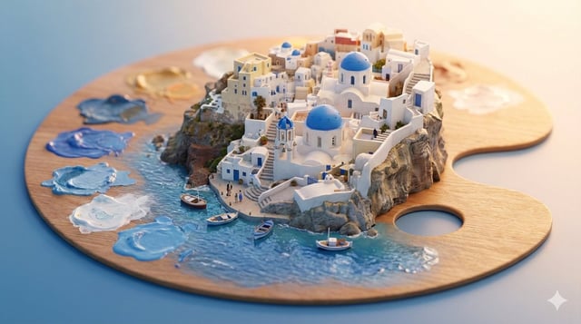Create a stylized miniature 3D diorama viewed from a 45-degree angled perspective, emphasizing caref