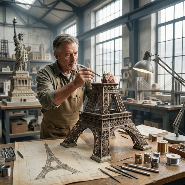 Do this for Eiffel Tower: 
