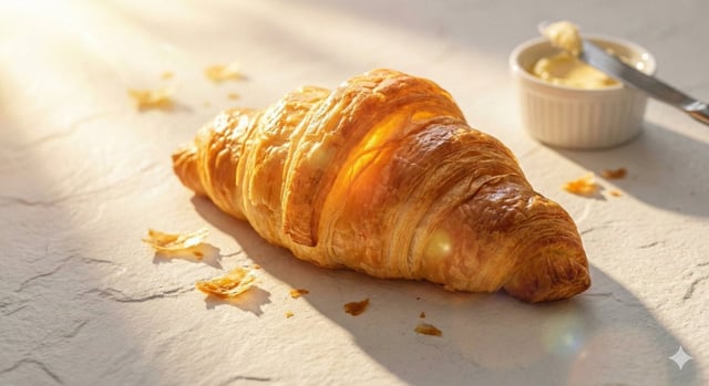 “Luxury golden-hour styled hero shot of [FOOD] bathed in warm directional sunlight. Long soft shadow