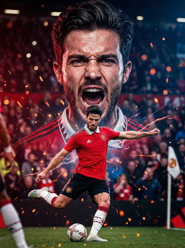 Ultra-realistic cinematic football poster in the style of elite Premier League key featuring me with