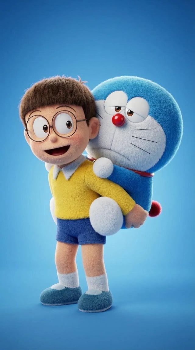 Ultra-detailed 3D plush cartoon character, inspired by classic animated TV style, standing in center