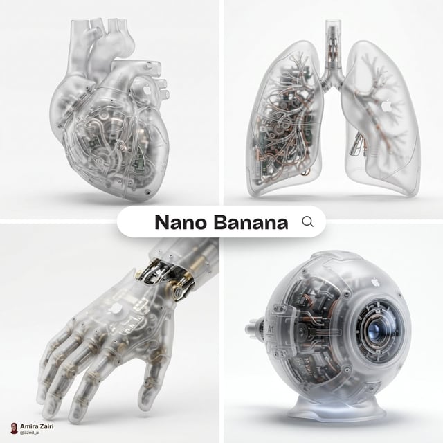 A hyper-realistic 3D anatomical human [organ] made from semi-translucent frosted polycarbonate with 