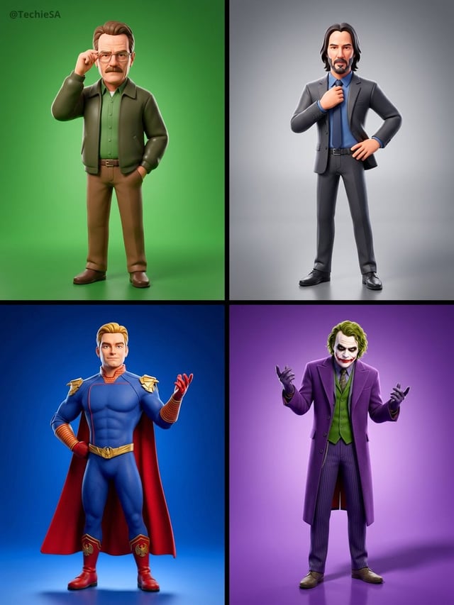 Transform the referenced person into a premium stylized 3D animated character, full body hero shot, 