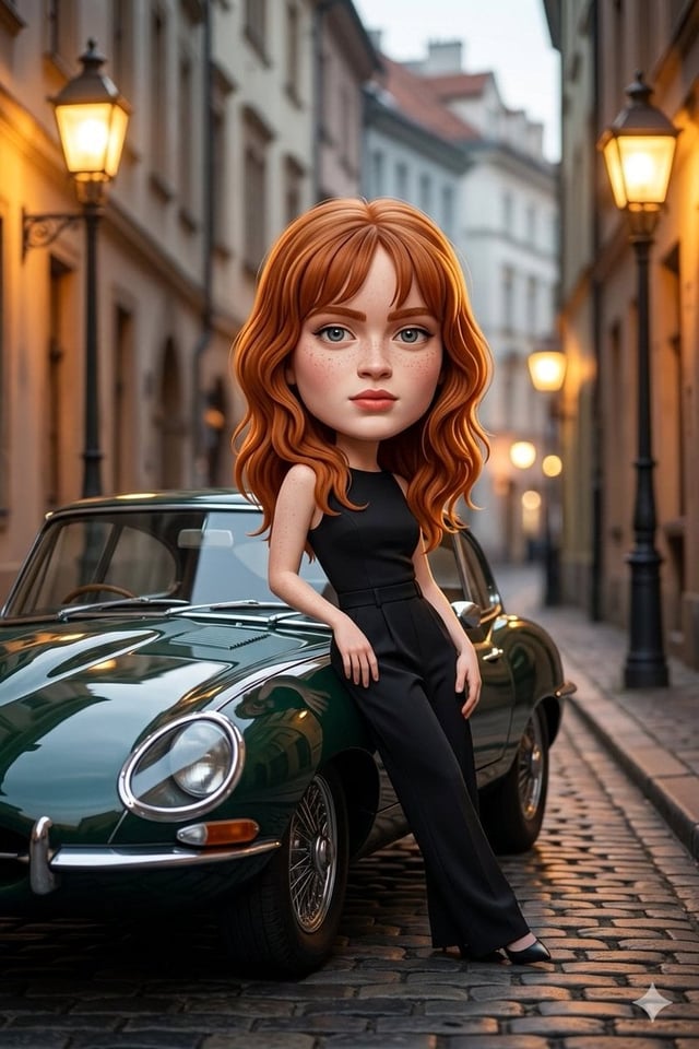 Use the uploaded image as the primary subject reference. Transform the person into a stylized carica