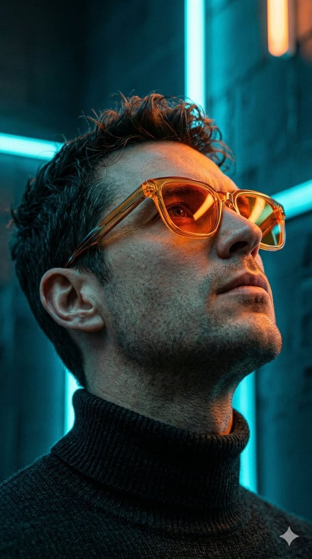 A man, likely in his early thirties with facial proportions, structure, and overall appearance inspi