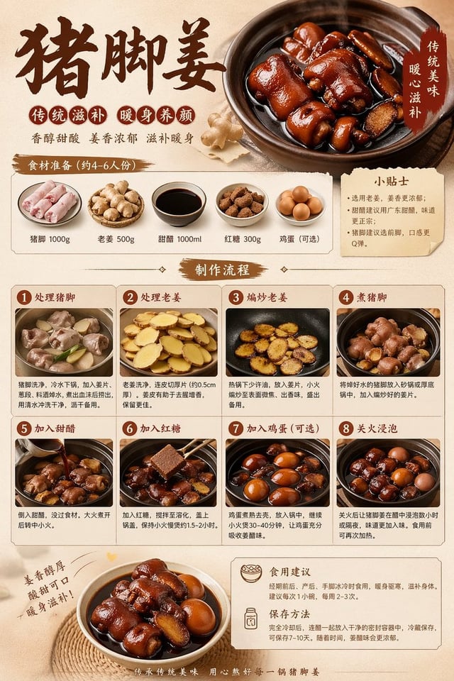 Create a [food name] food preparation poster