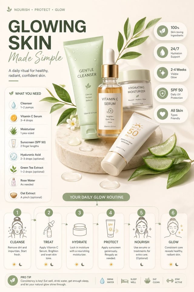 Ultra-clean modern editorial infographic. The topic is [ROUTINE] routine. Base all visuals, colors, 
