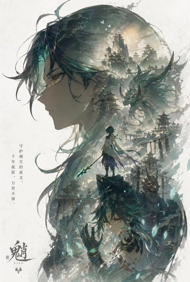 Create a character promotional poster for “[XXX]”, using a unified vertical (portrait) key visual co