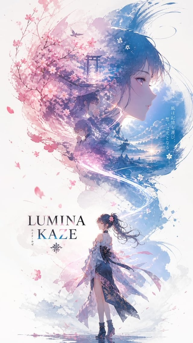 A character promotional poster titled “INPUT NAME”, designed in a cinematic vertical key visual comp