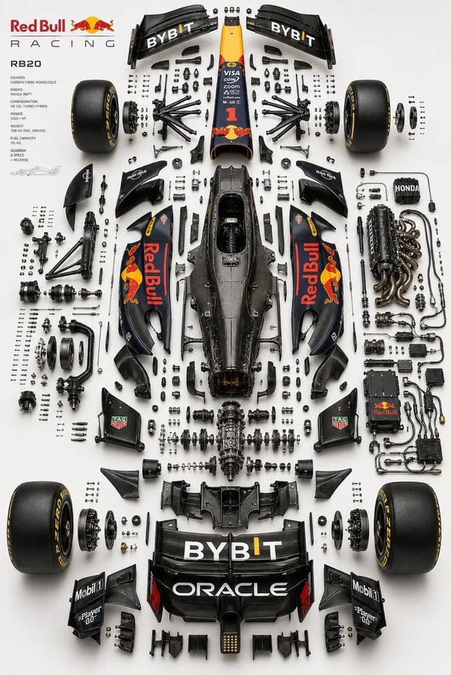 Place the primary chassis or structural platform perfectly centered as the core spine, and position 