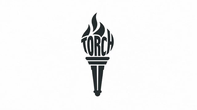 Design a clever typography logo where the brand name [BRAND NAME] merges together to form the silhou