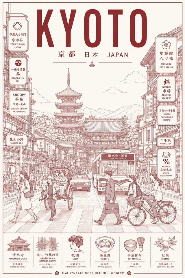 Create an ultra-high-resolution minimalist line-art travel poster of [DESTINATION], portraying the c