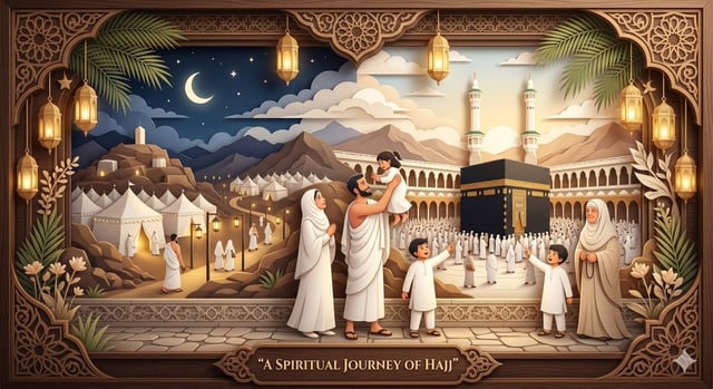 This scene is a meticulously crafted, multi-layered paper-cut diorama presented within a decorative,