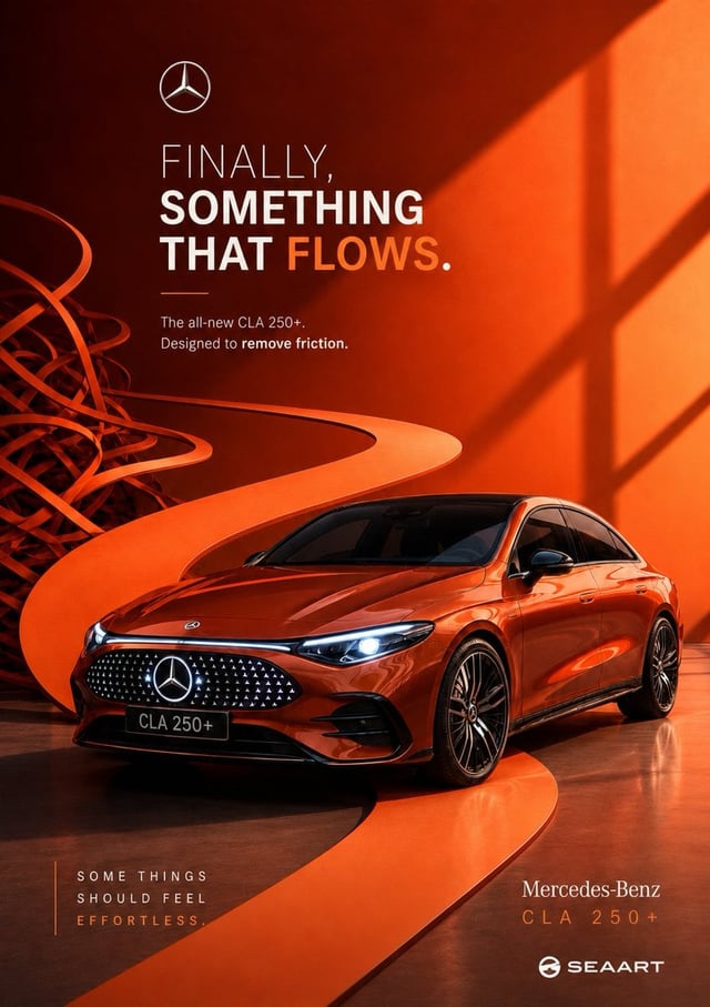 Create an ultra-premium conceptual automotive campaign poster for [AUTOMOTIVE BRAND + MODEL].