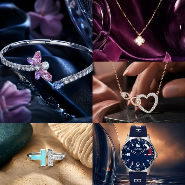 Use the uploaded image as the one and only product reference. Preserve the jewelry exactly as it is,