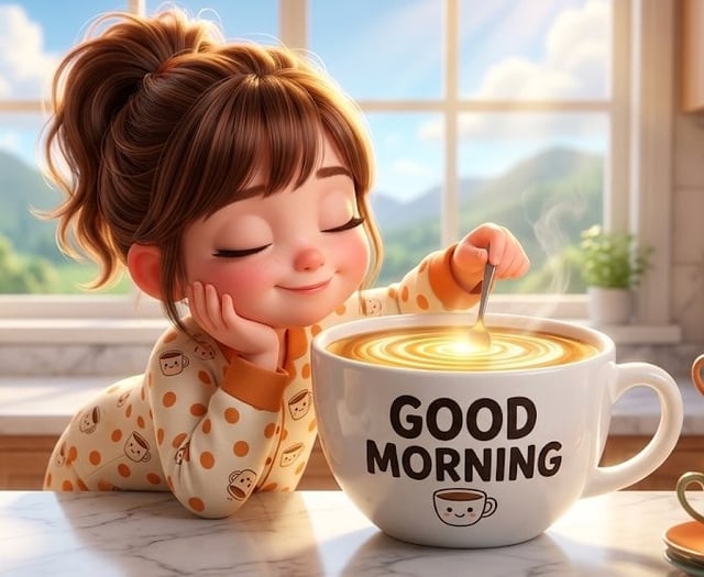 Ultra-detailed cinematic illustration of an adorable young girl with big expressive eyes (currently 