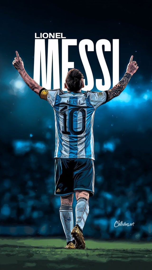Ultra-detailed digital sports artwork, rear view of a legendary football player standing on the pitc