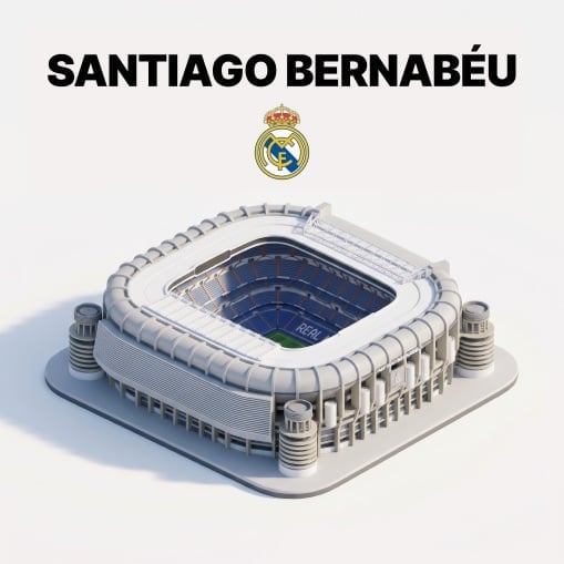 Present a clear, 45° top-down isometric miniature 3D cartoon scene of [Stadium], with soft refined t