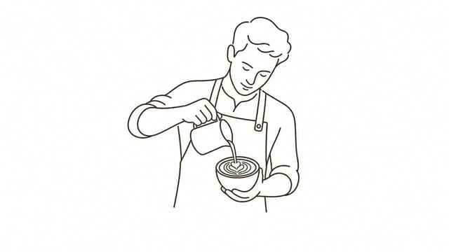 Premium monoline illustration of [Subject], uniform line weight, elegant curves, professional iconog