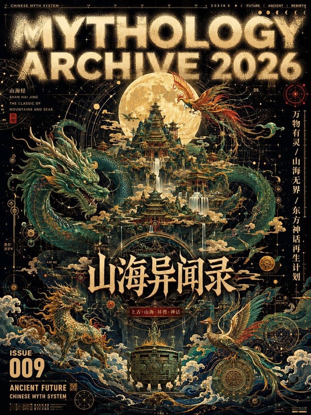 生成一张【极繁主义矢量艺术杂志封面海报】，画幅为【竖版3:4/ 9:16 / 横版16:9】。