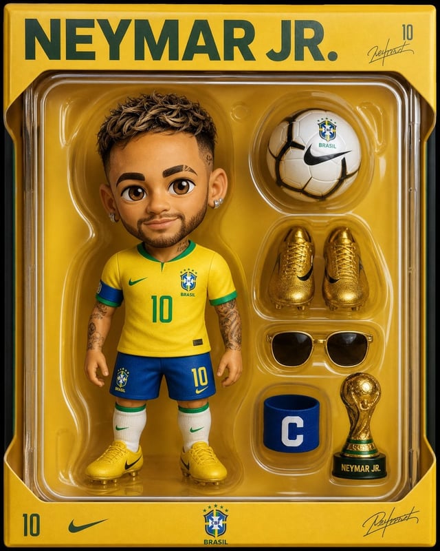 Create a stylized collectible toy package featuring [Character Name].
