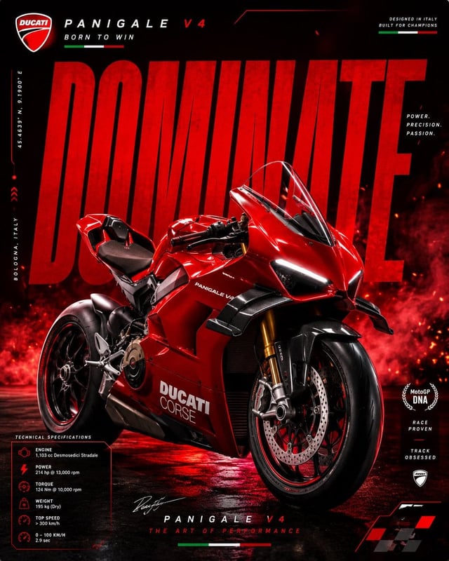 Ducati Panigale V4 – Red Inferno