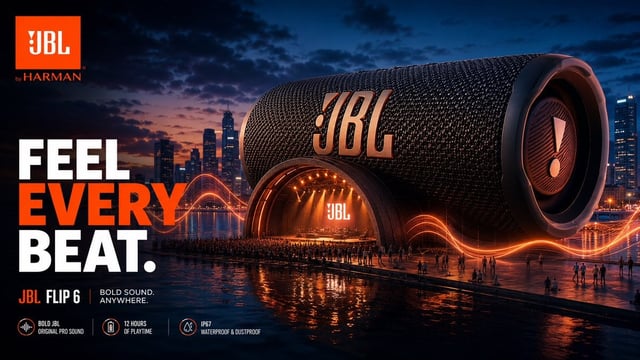 Create a premium advertising poster for [BRAND] featuring [PRODUCT].