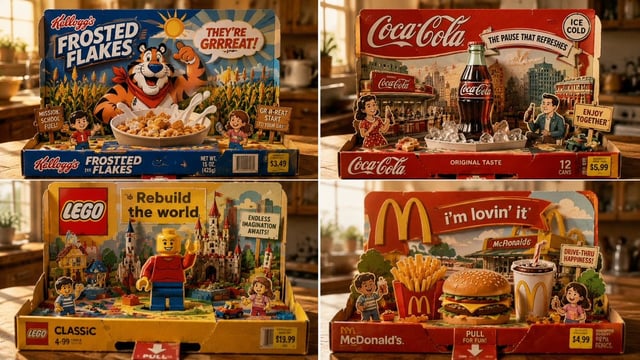 <instruction>   1.  Inference Engine (The Brand Deconstruction):   Input A is a Famous Consumer Bran