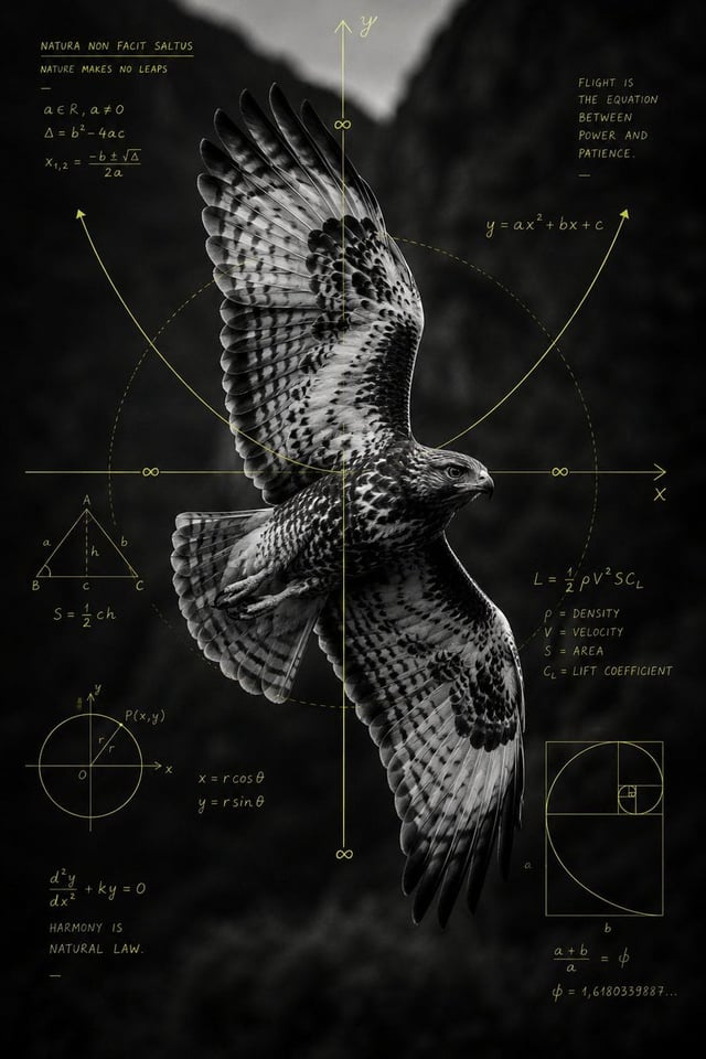 A dramatic black and white fine art photograph of a hawk mid flight, captured in a dynamic turning p