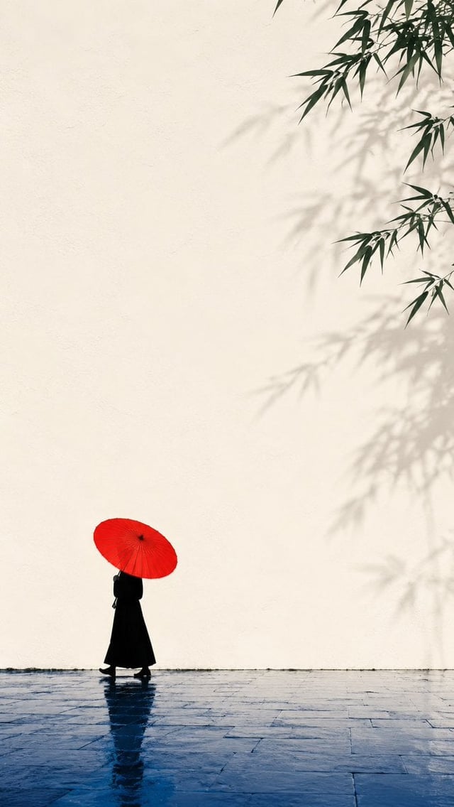 主题方向：东方禅意极简海报
