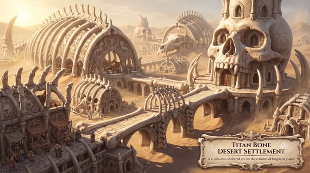 Titan Bone Desert Settlement