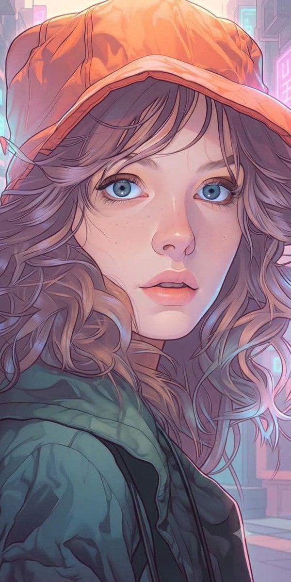 Ultra-detailed semi-realistic digital illustration, modern graphic novel aesthetic, painterly vector