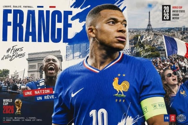 Create a high-impact 2026 FIFA World Cup national team poster in the exact visual language of premiu