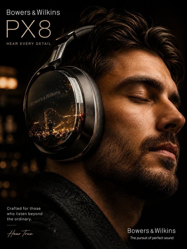 Create an ultra-premium cinematic advertising poster for [Product] by [Brand]. The product is the he