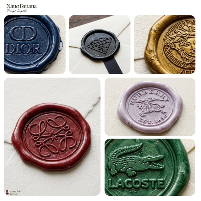 Create an ultra-detailed hyper-realistic macro photograph of a luxury wax seal embossed with the ico