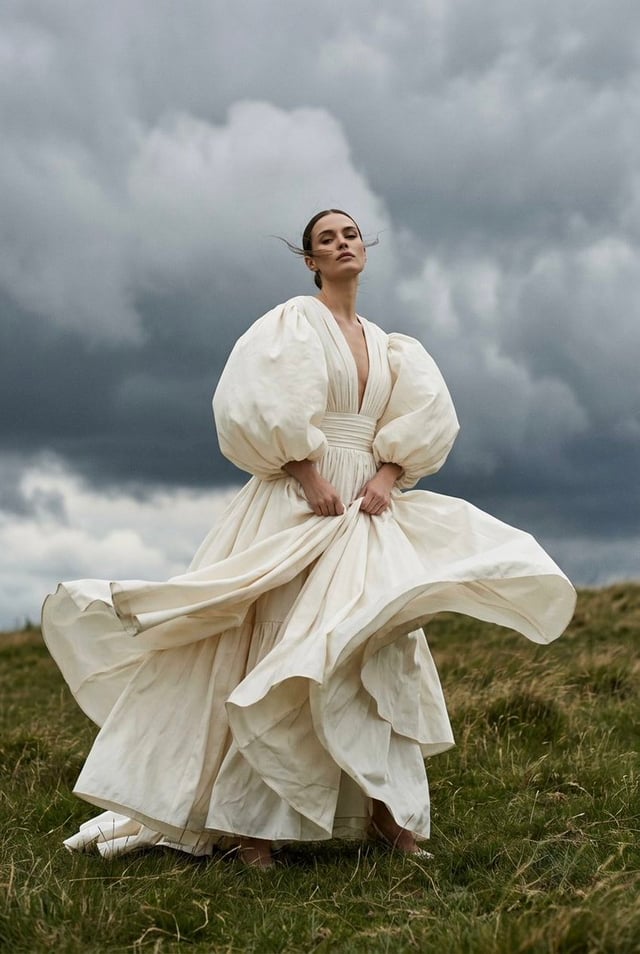 Ultra realistic high-fashion editorial photography using the uploaded reference image as an ABSOLUTE