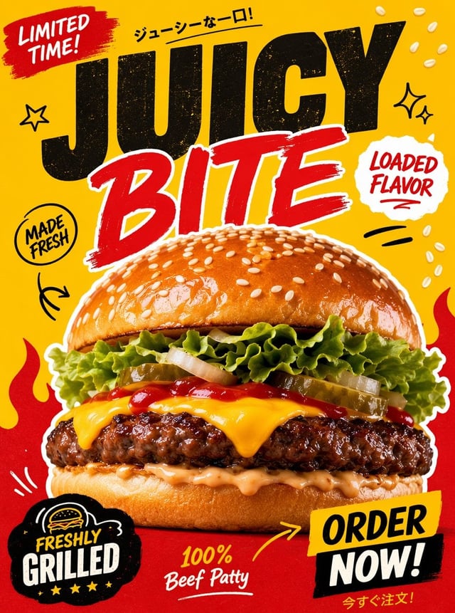 Create a trendy 1:1 premium promotional poster for "[Product Name]" using the uploaded product image